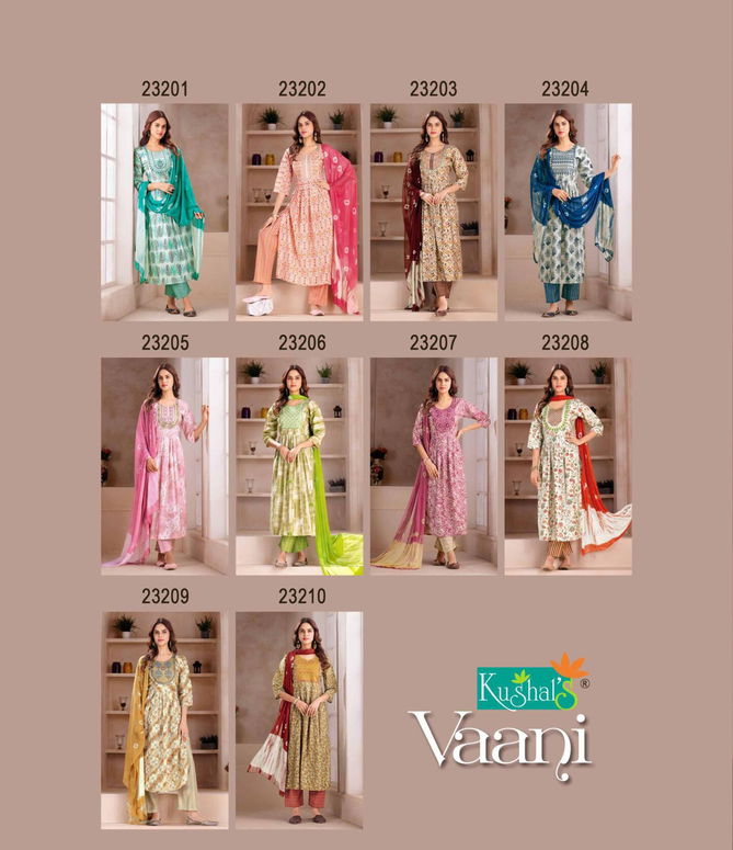 Kushal Vaani Vol 2 Muslin Designer Readymade Suits
